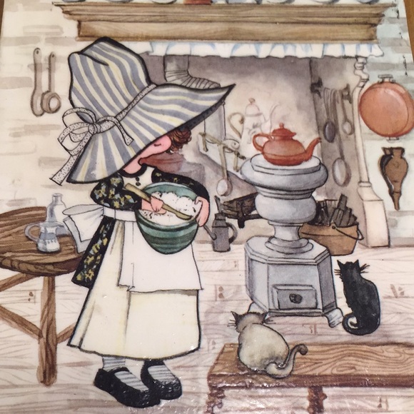 Vintage Prairie Kitchen With Cats Wooden Plaque Cottagecore - Picture 2 of 12